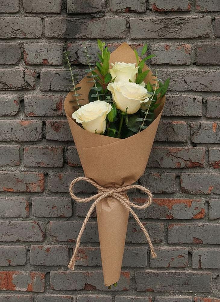 Букет из 3 роз в Новом Янкуле Букет цветов из: Розы в Новом Янкуле