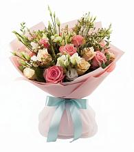 Букет цветов из:  Розы и Лизиантусы #REPLACE_PRED# Новом Янкуле